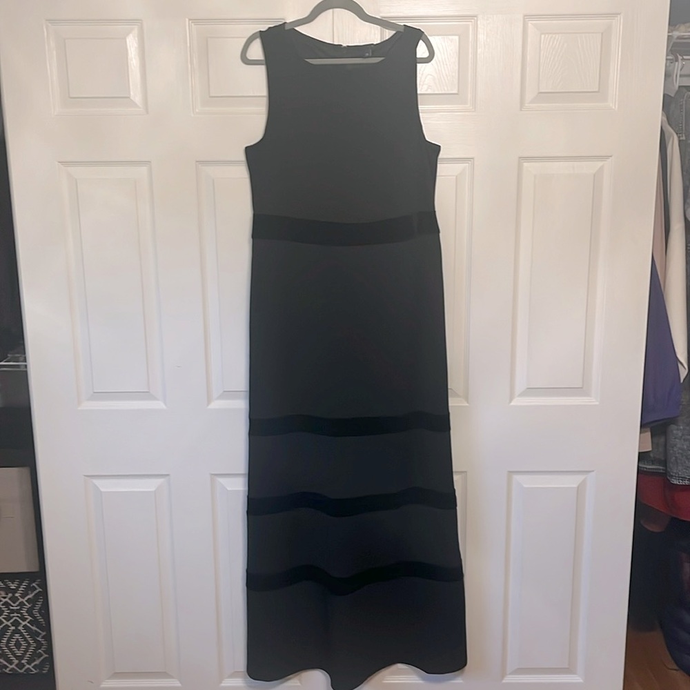 Torrid NWT Black Velvet Gown
